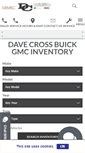 Mobile Screenshot of davecrossmotors.com